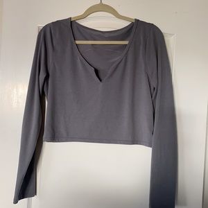 Lululemon crop long sleeve too